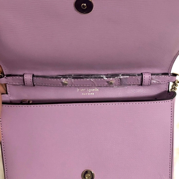 NWT Kate spade Sylvia Graphic Clover Chain Wallet - Picture 7 of 8